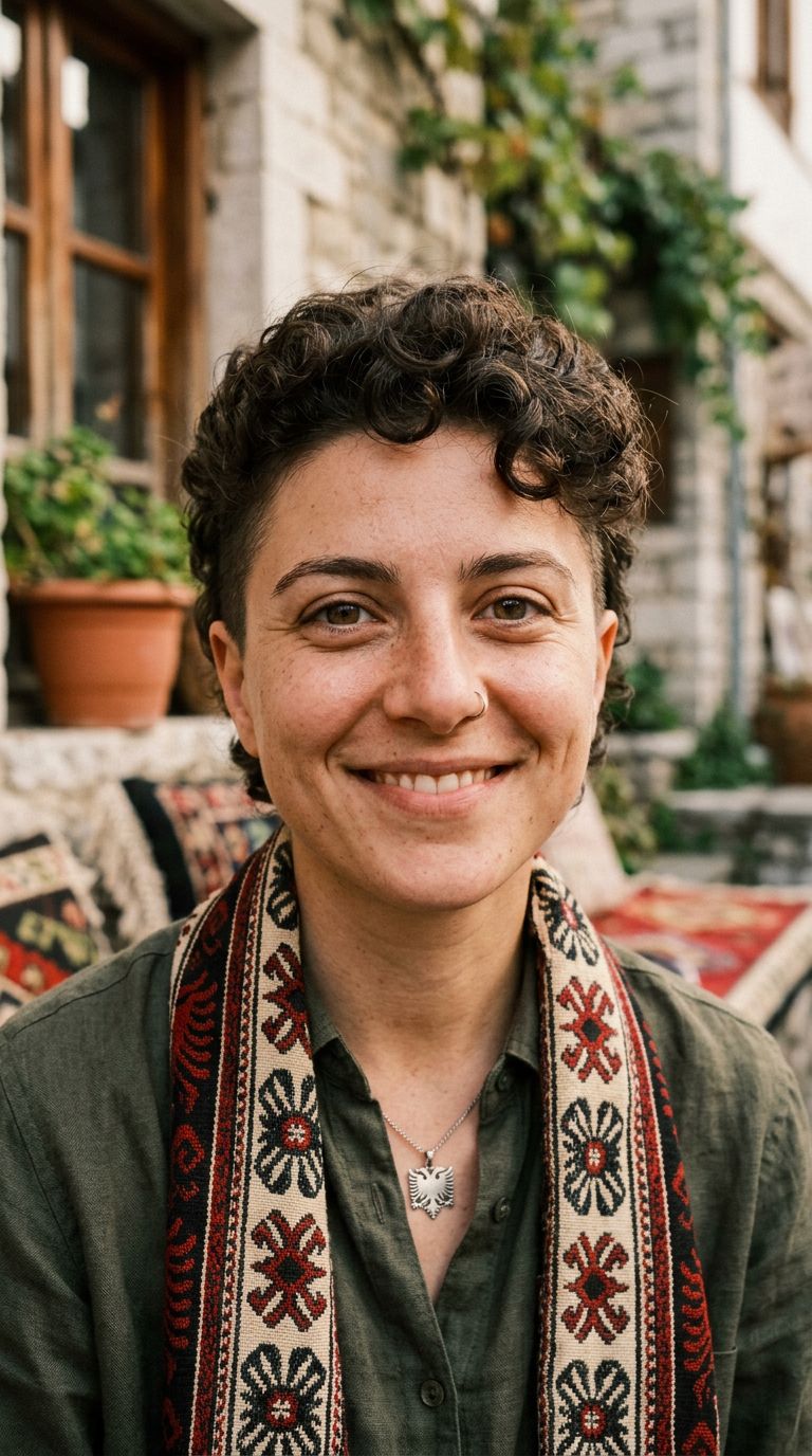 Nonbinary person from Albania
