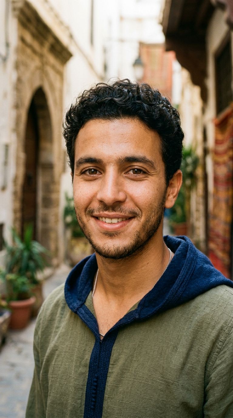 Young man from Algeria