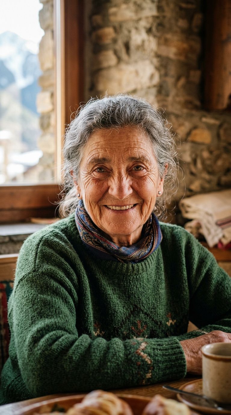 Elderly woman from Andorra