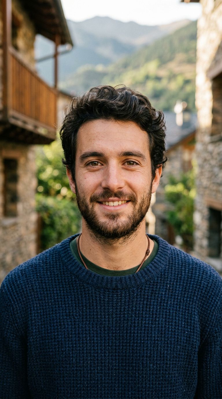 Young man from Andorra