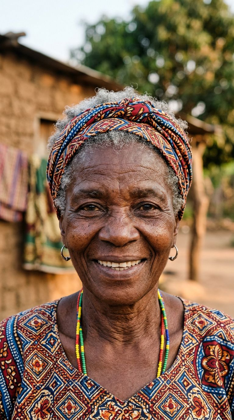 Elderly woman from Angola