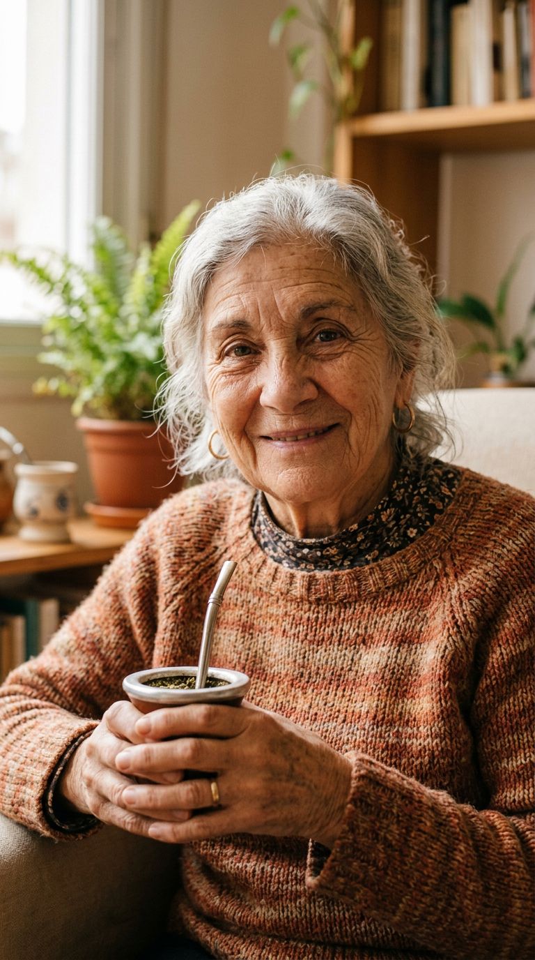 Elderly woman from Argentina