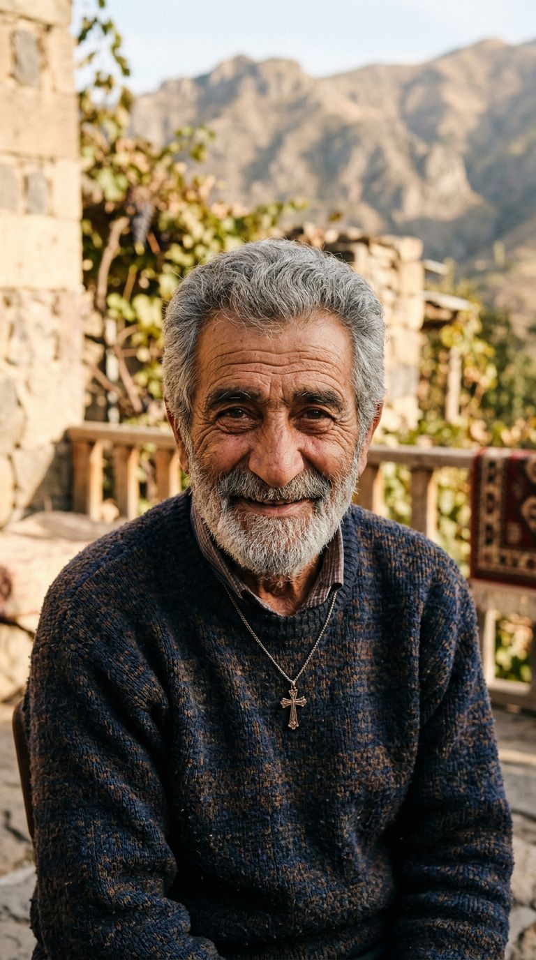 Elderly man from Armenia