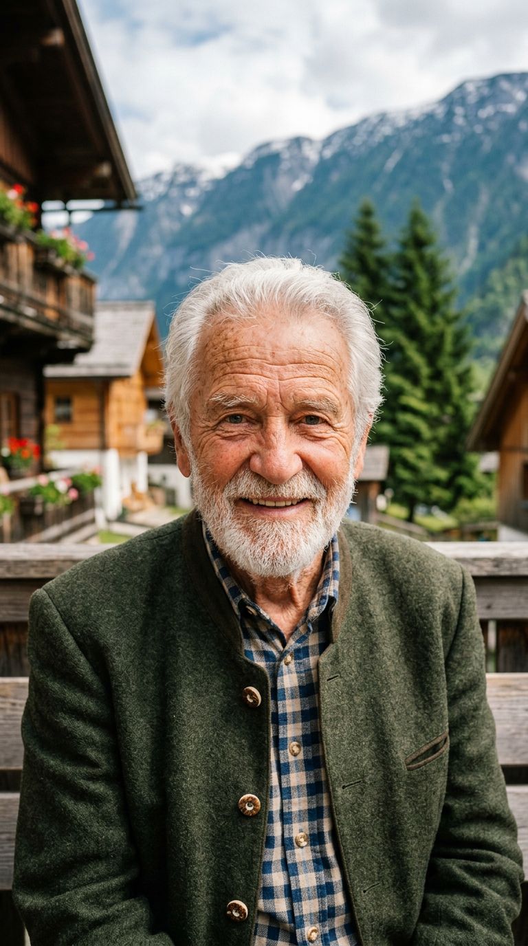 Elderly man from Austria