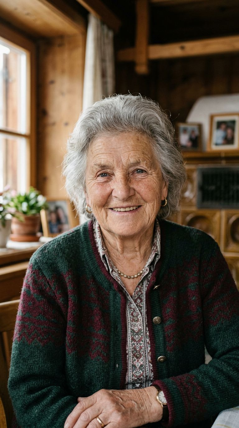 Elderly woman from Austria