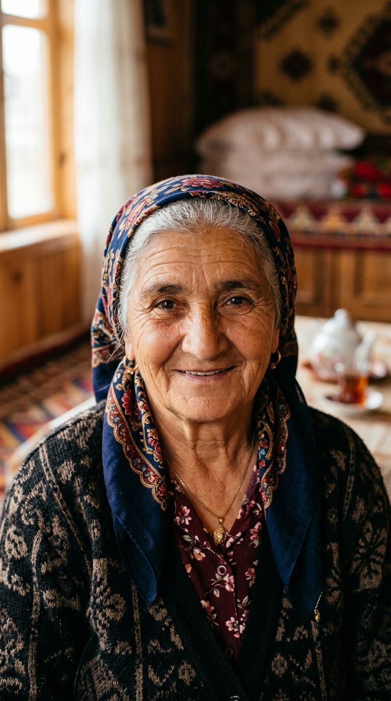 Elderly woman from Azerbaijan