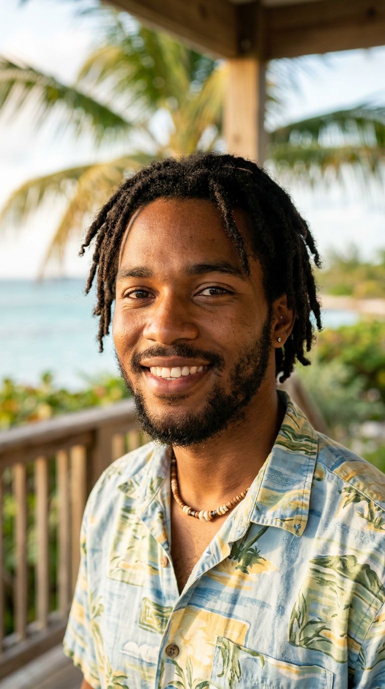 Young man from Bahamas