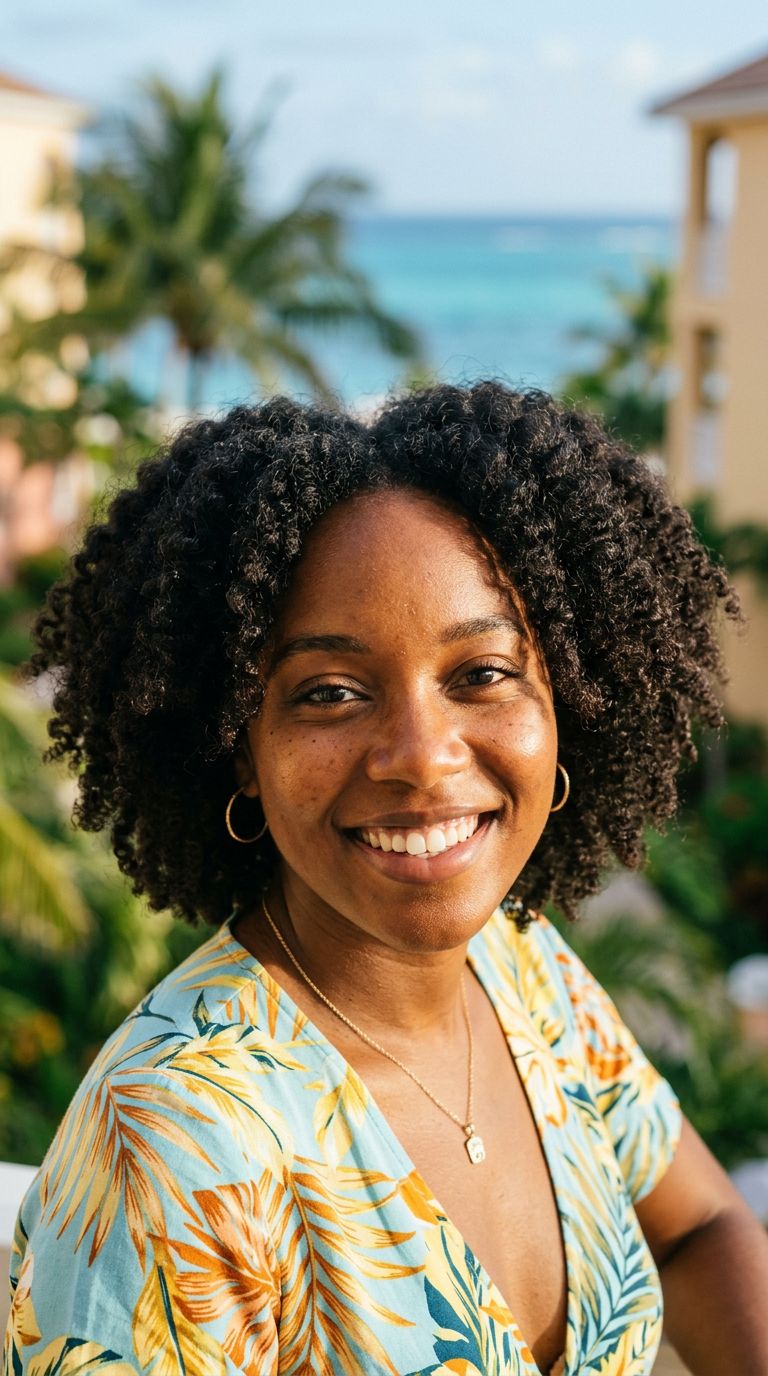Young woman from Bahamas
