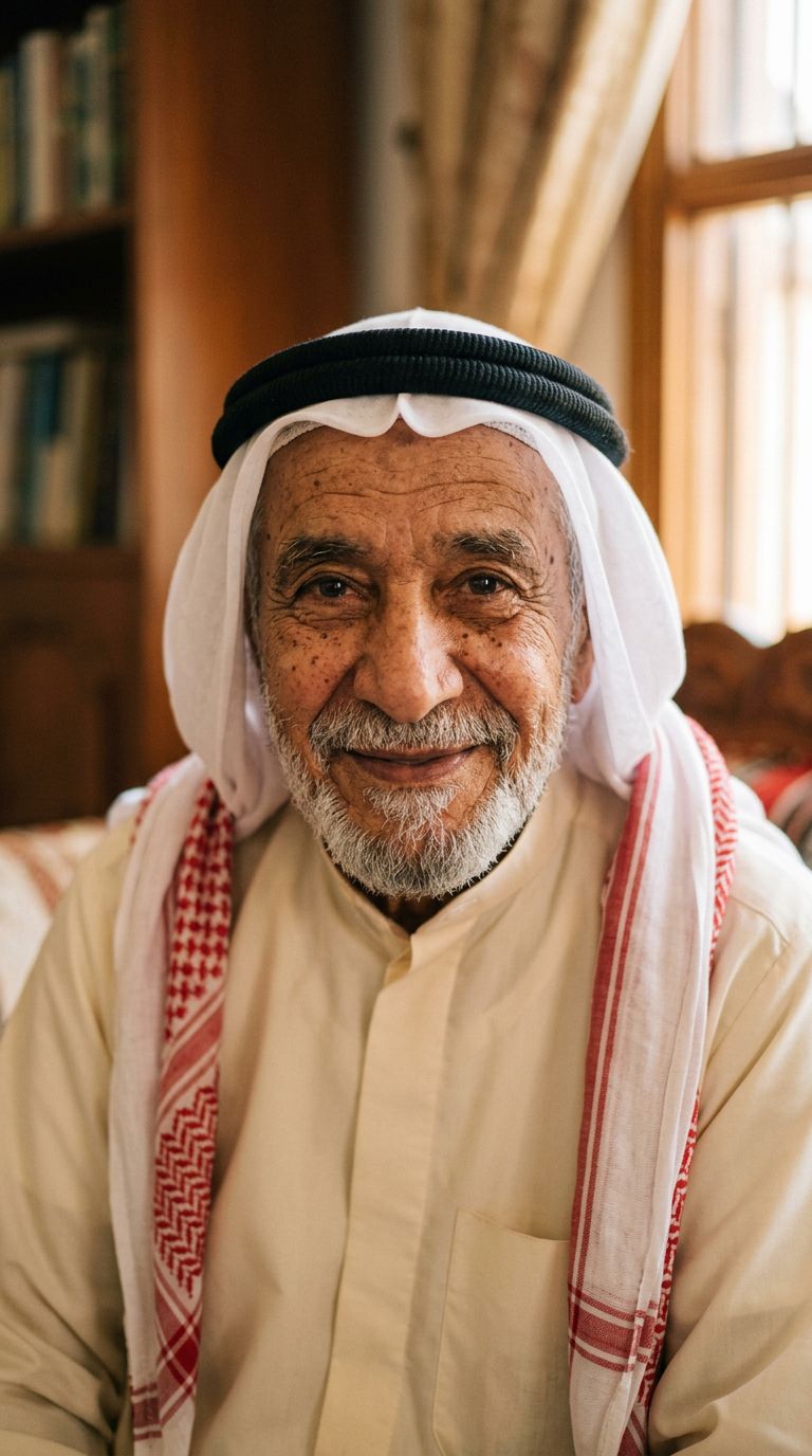 Elderly man from Bahrain