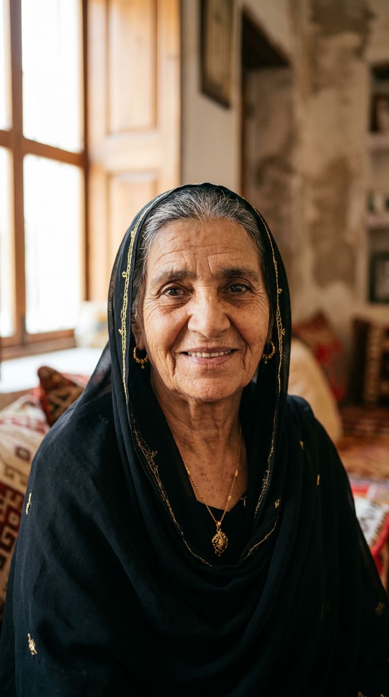 Elderly woman from Bahrain