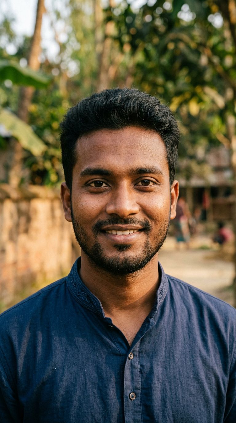 Young man from Bangladesh