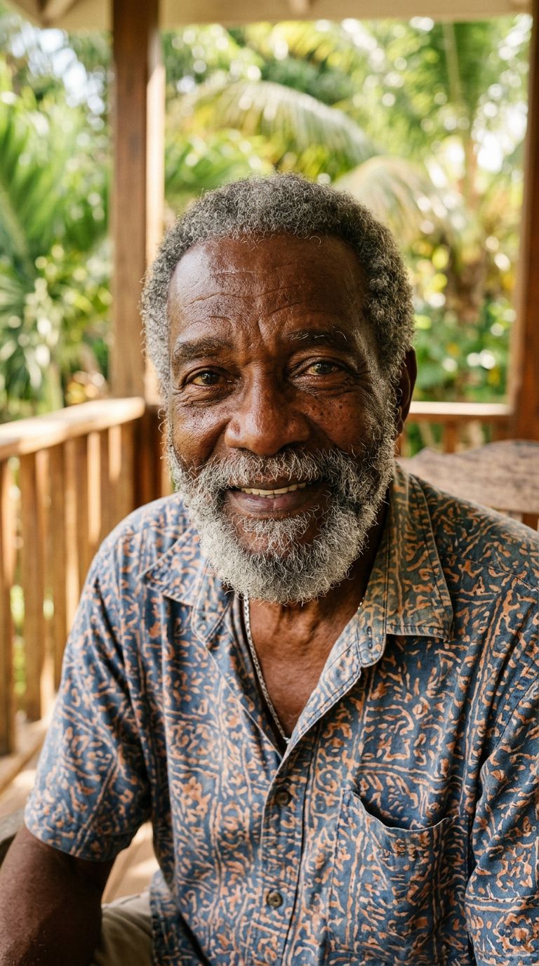 Elderly man from Barbados