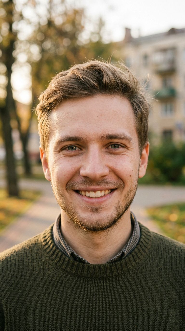 Young man from Belarus