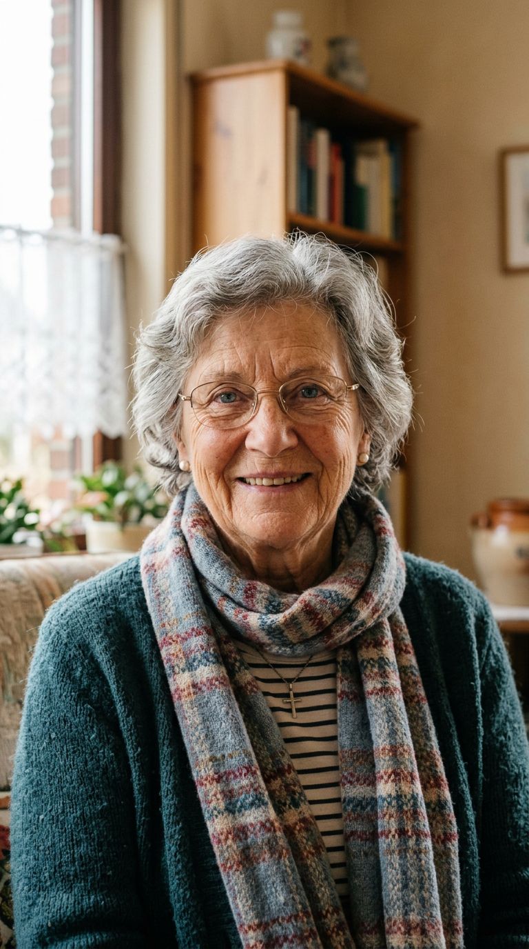 Elderly woman from Belgium