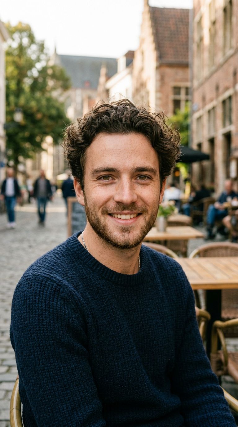 Young man from Belgium
