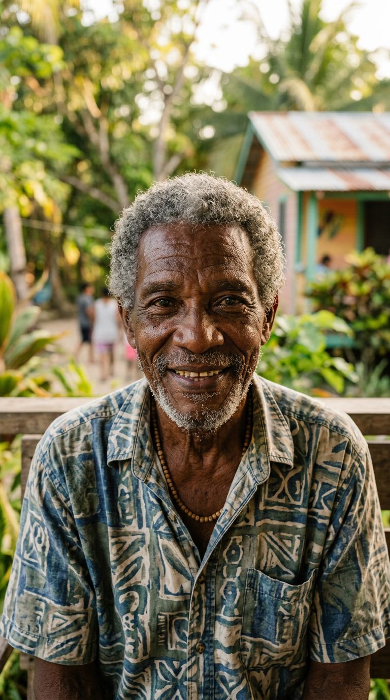 Elderly man from Belize