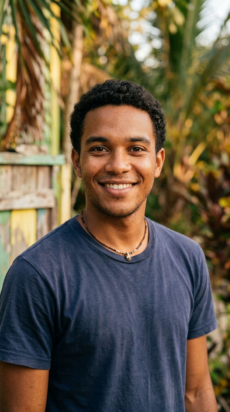 Young man from Belize