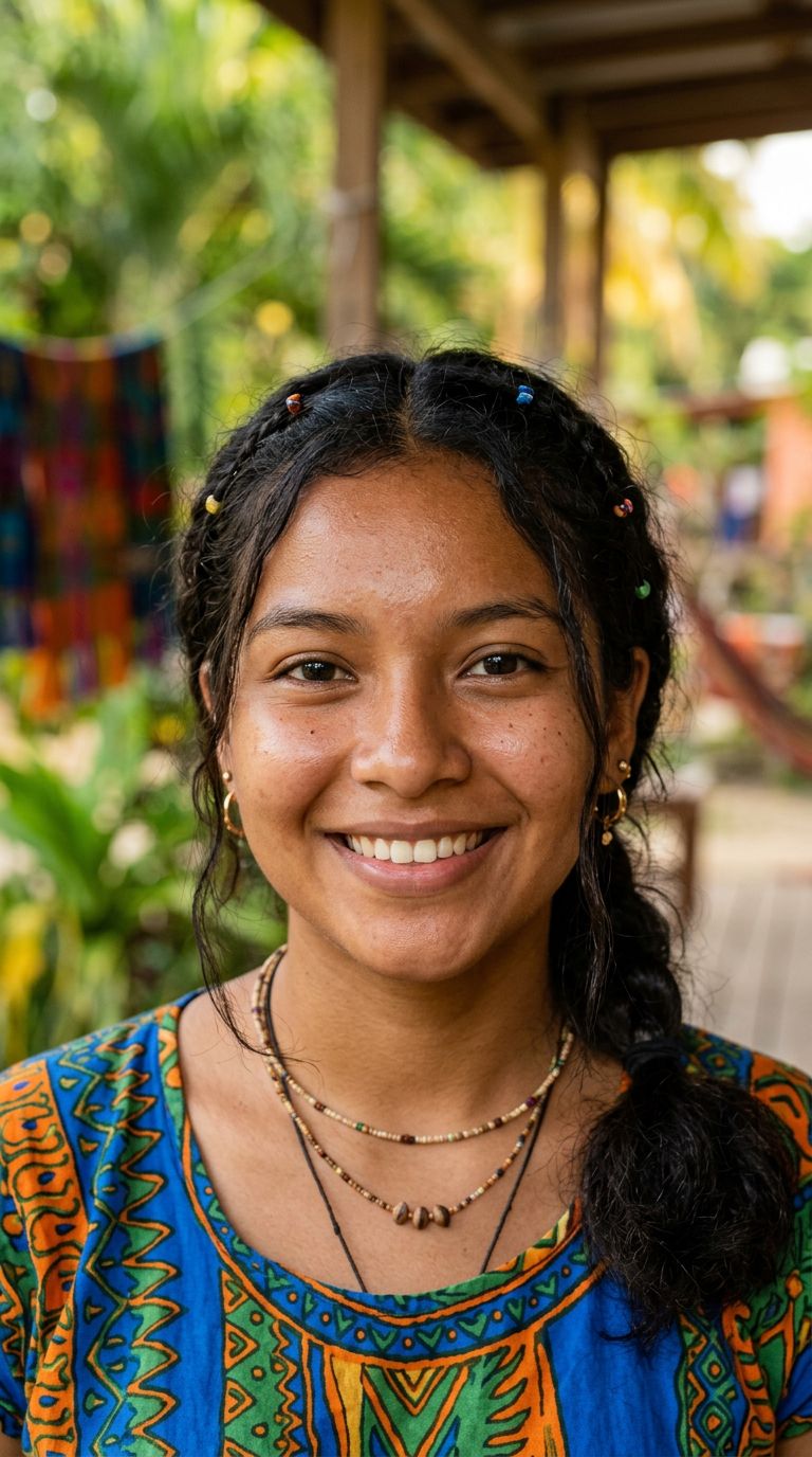 Young woman from Belize