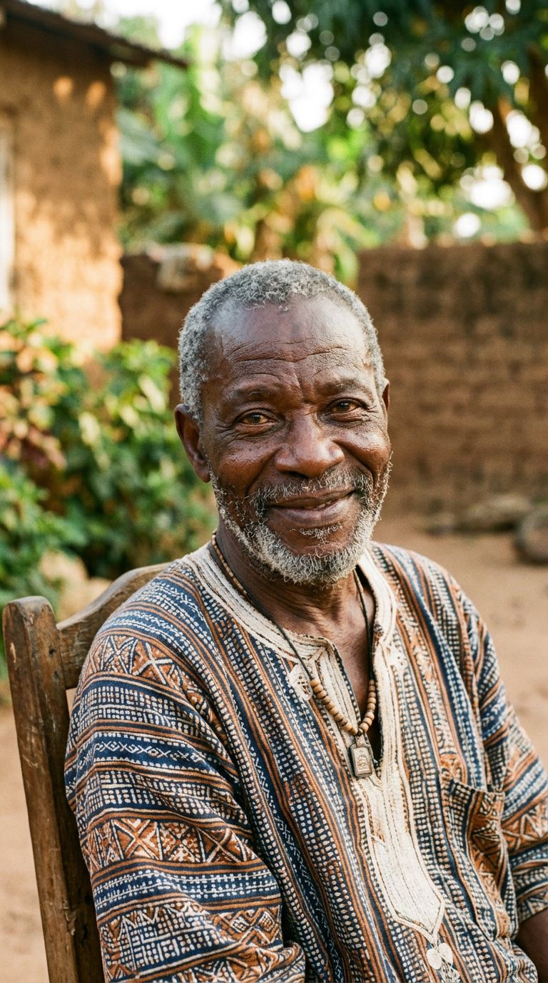 Elderly man from Benin
