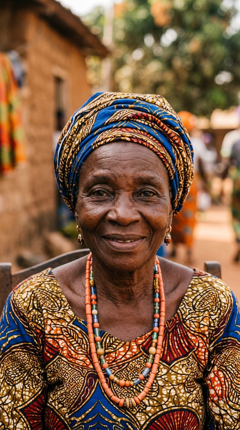 Elderly woman from Benin