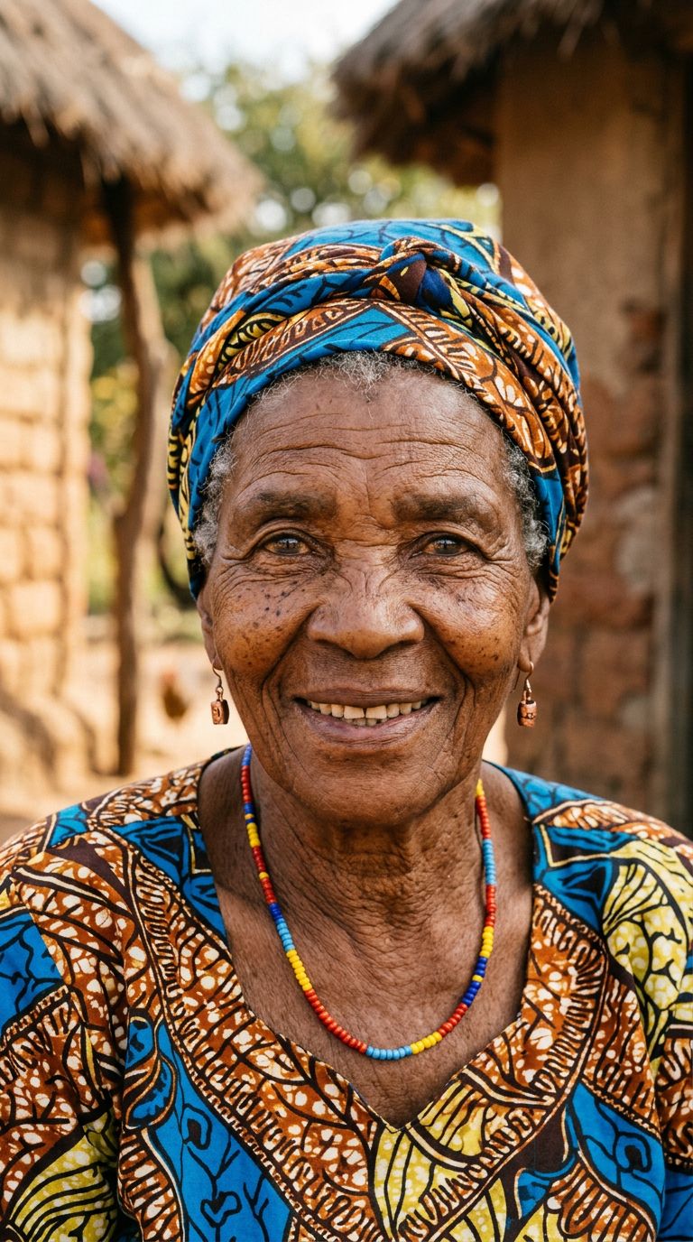 Elderly woman from Botswana