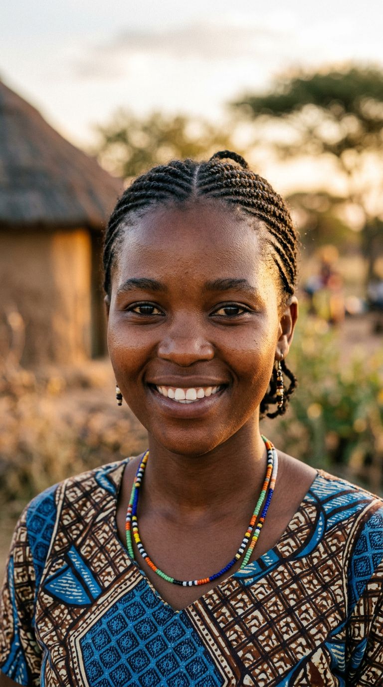 Young woman from Botswana