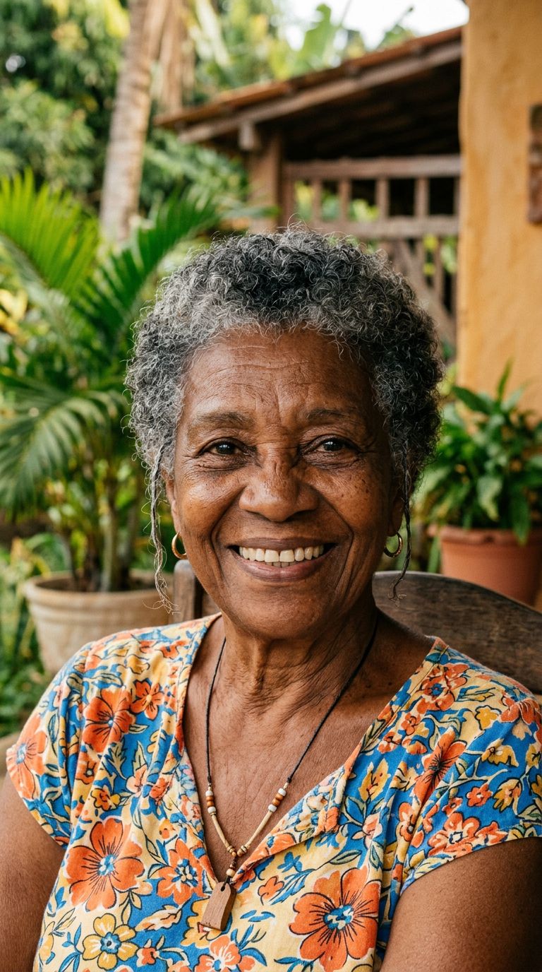 Elderly woman from Brazil