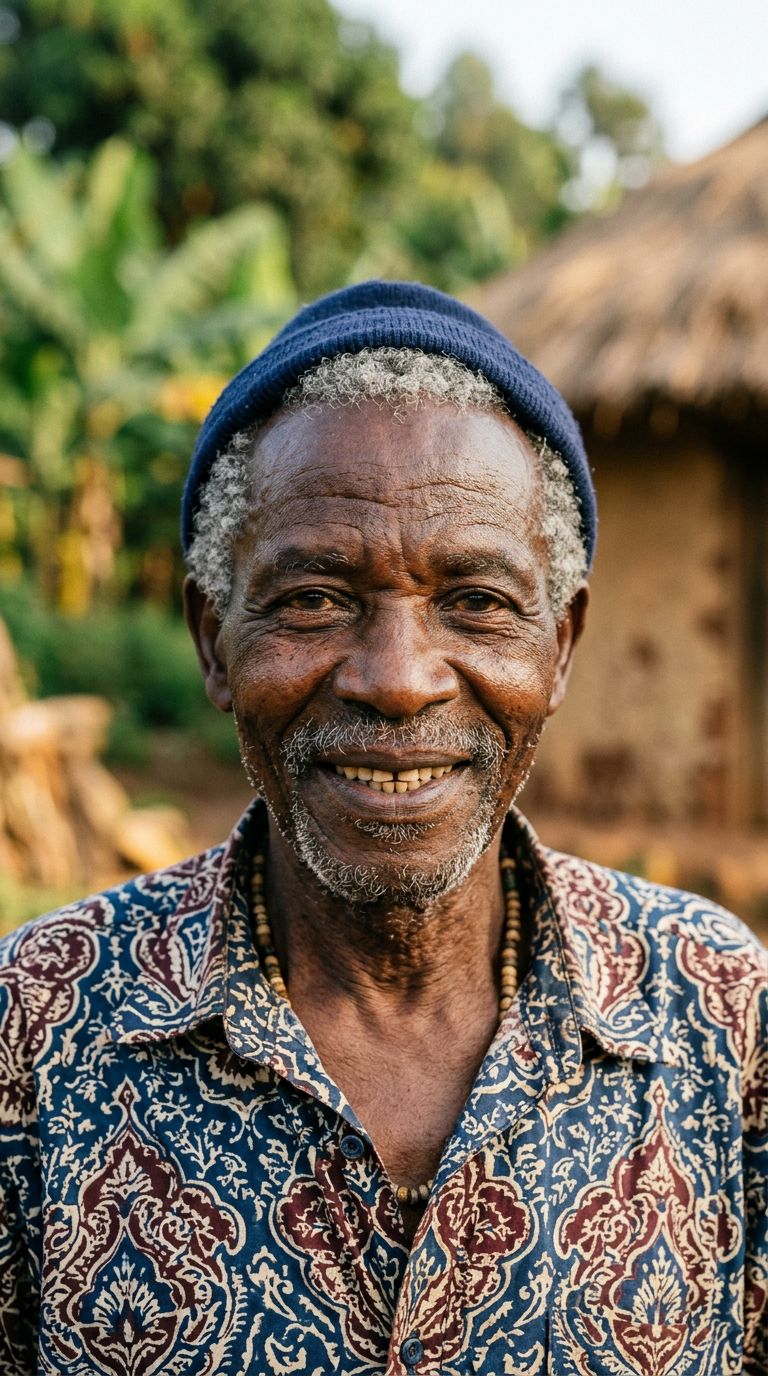Elderly man from Burundi