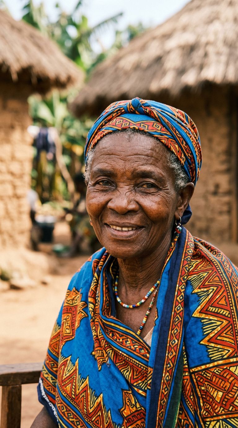 Elderly woman from Burundi
