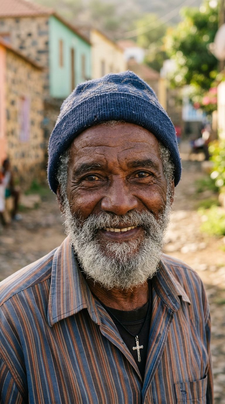 Elderly man from Cabo Verde