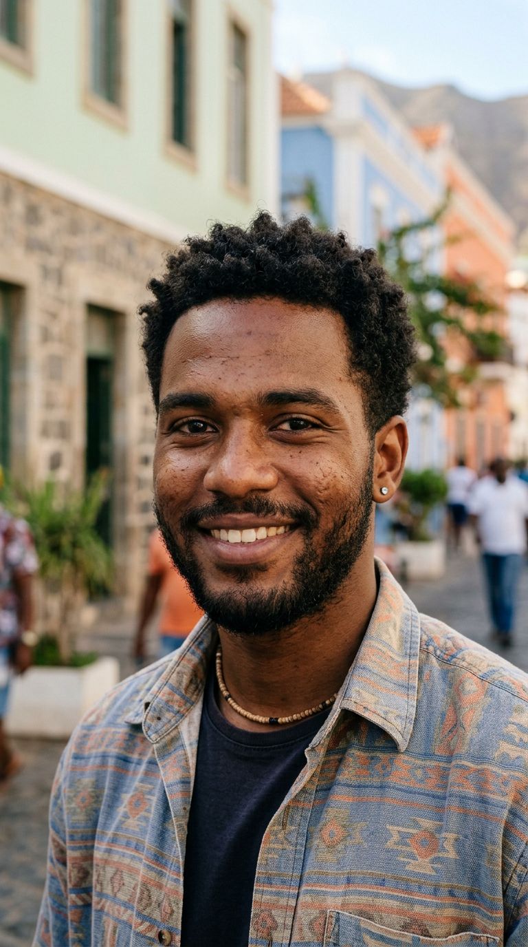Young man from Cabo Verde