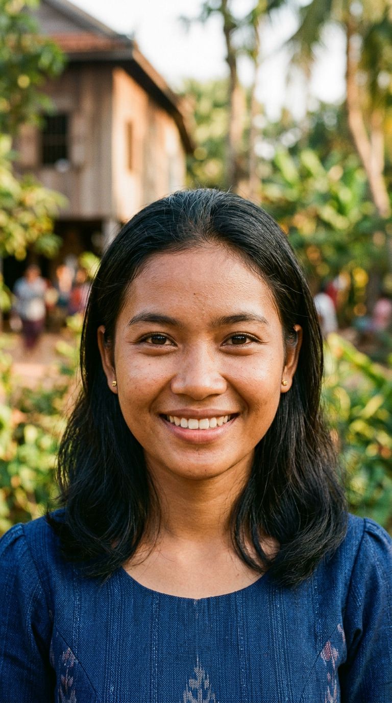 Young woman from Cambodia
