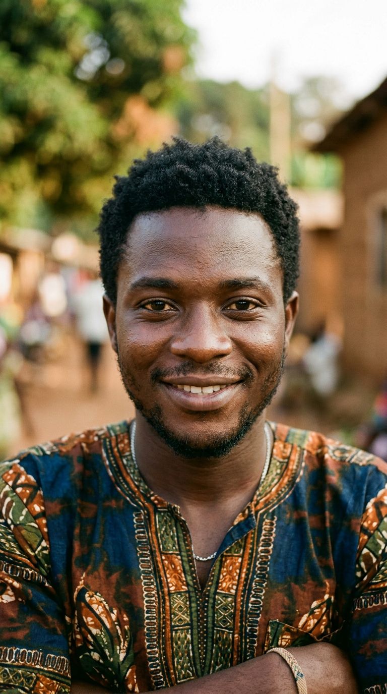 Young man from Cameroon