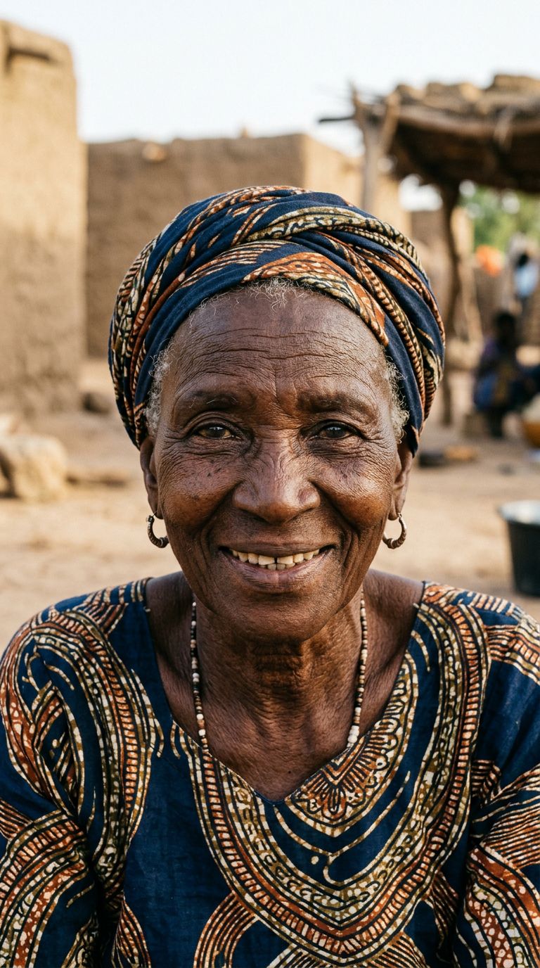 Elderly woman from Chad