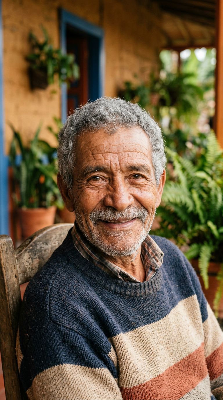 Elderly man from Colombia