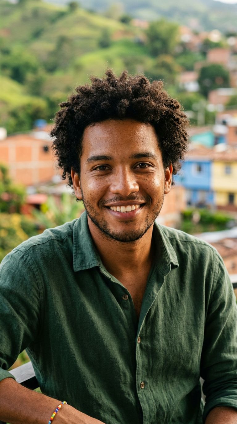 Young man from Colombia