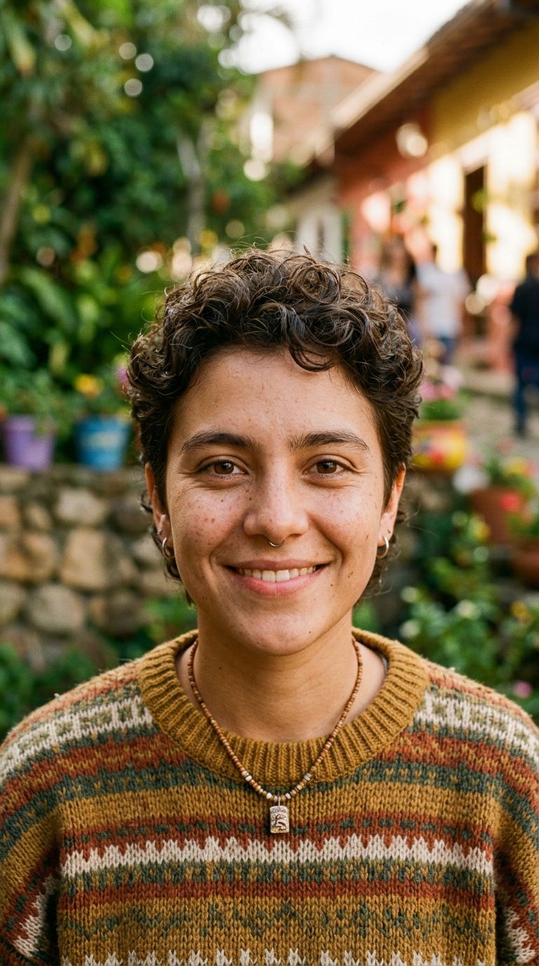 Nonbinary person from Colombia
