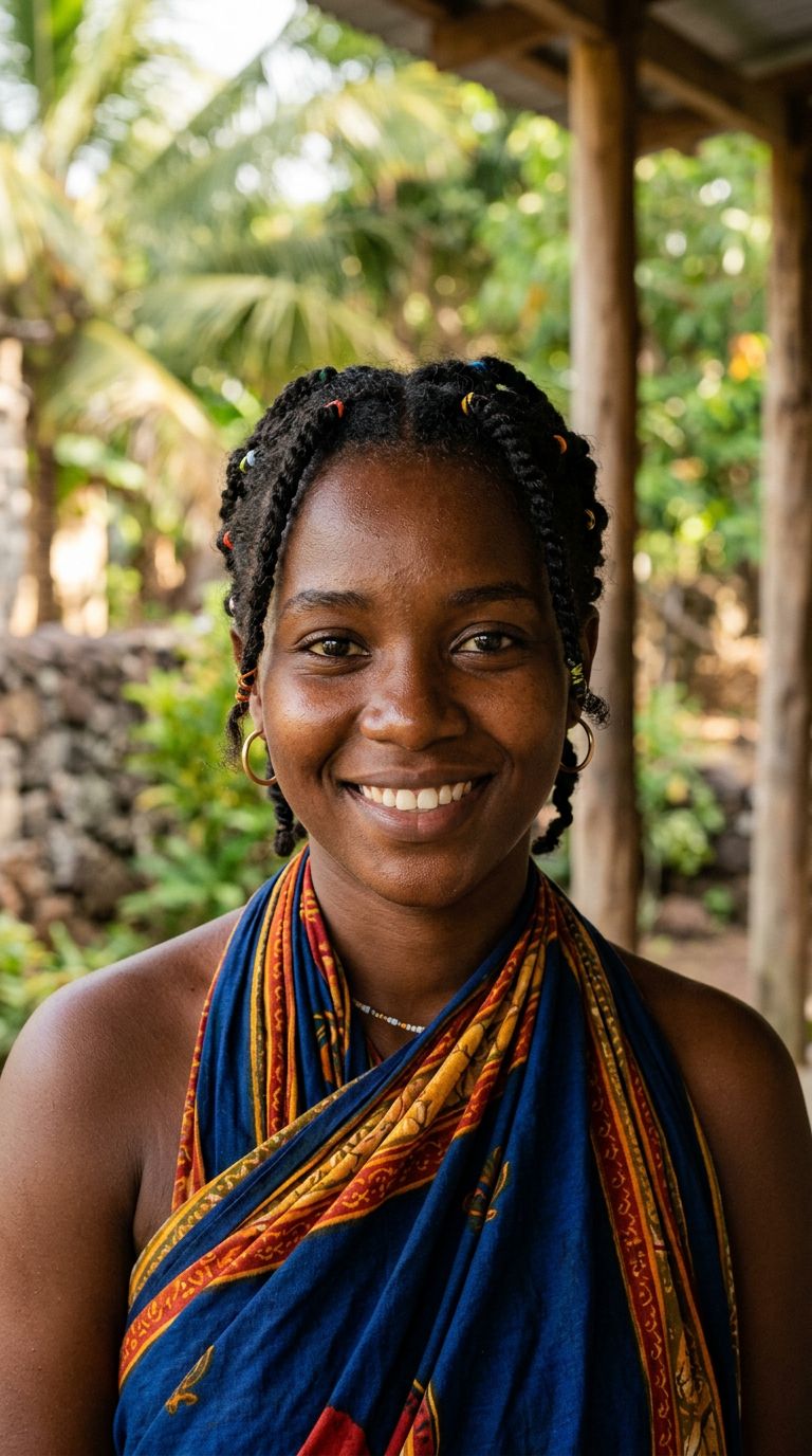 Young woman from Comoros