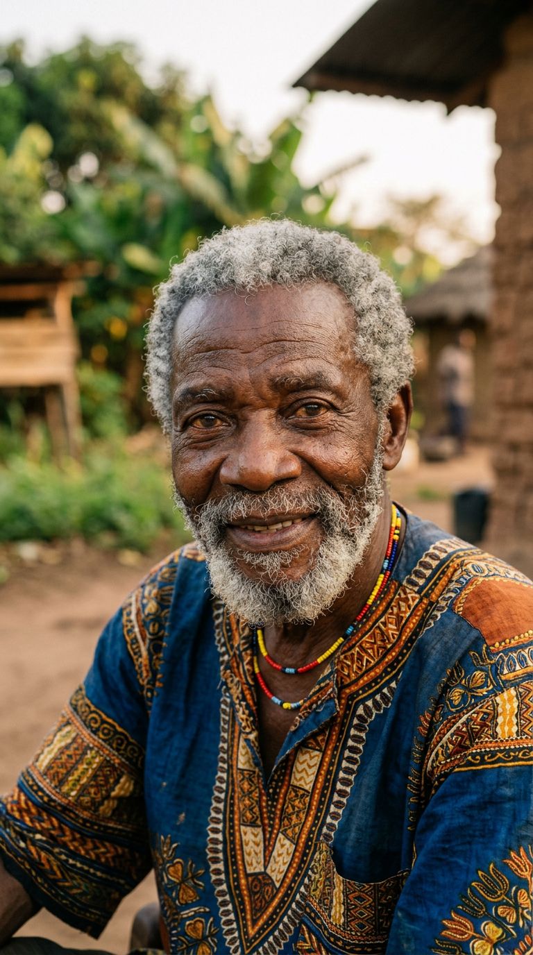 Elderly man from Congo