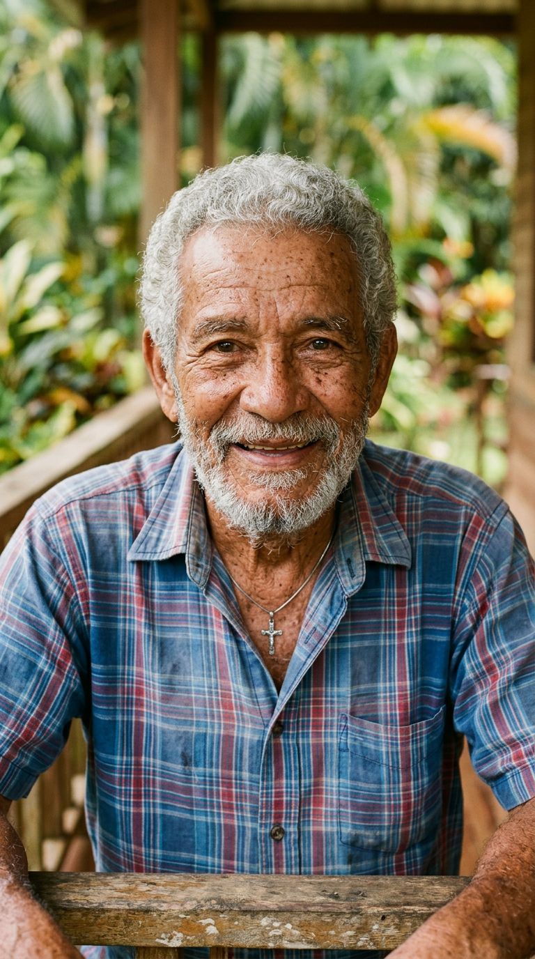 Elderly man from Costa Rica
