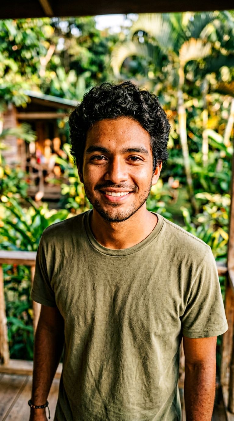 Young man from Costa Rica