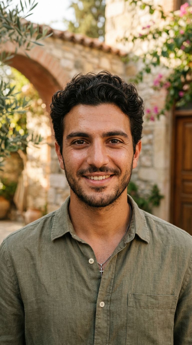 Young man from Cyprus