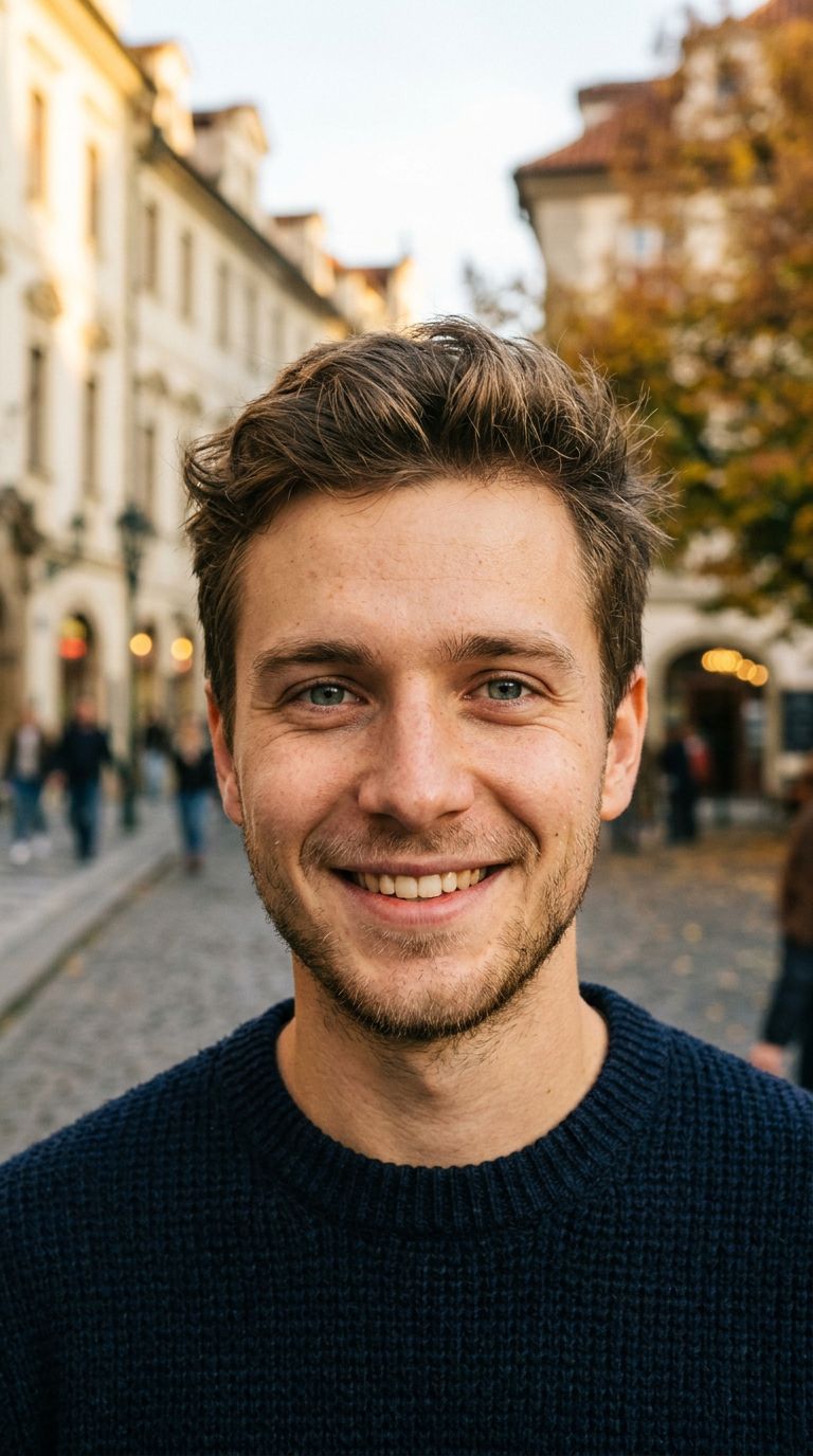 Young man from Czech Republic