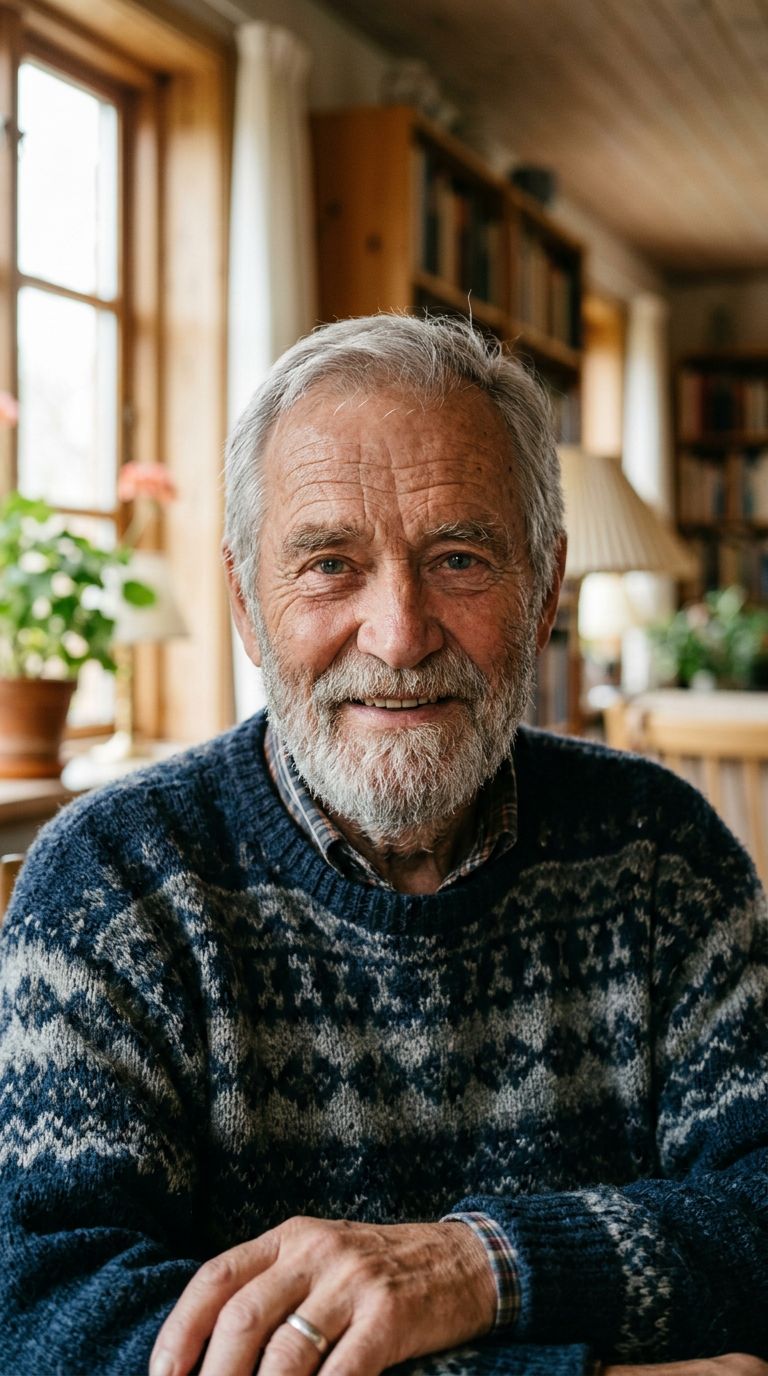 Elderly man from Denmark