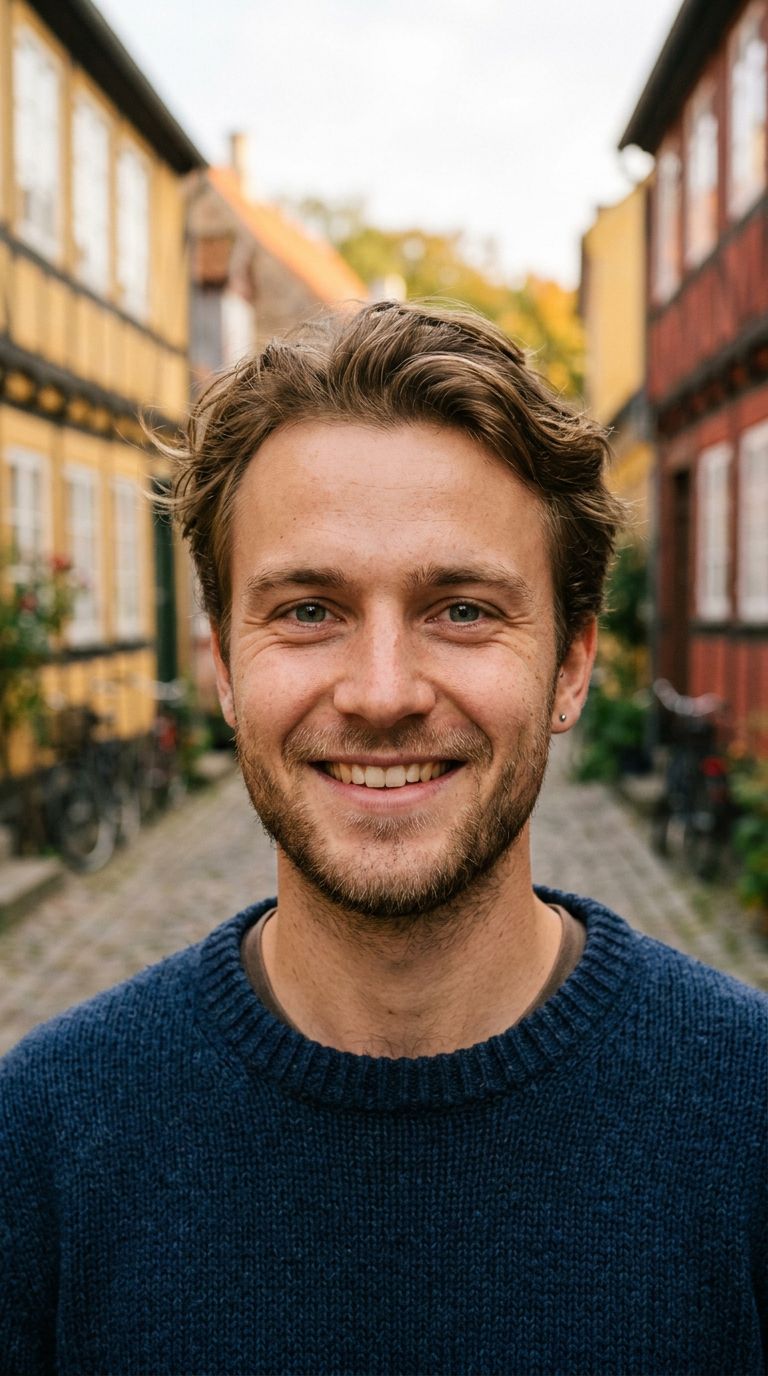 Young man from Denmark