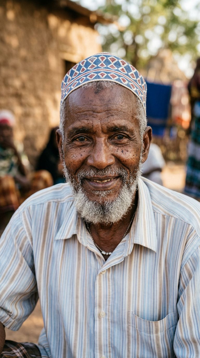 Elderly man from Djibouti