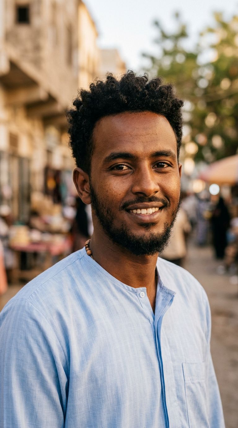 Young man from Djibouti