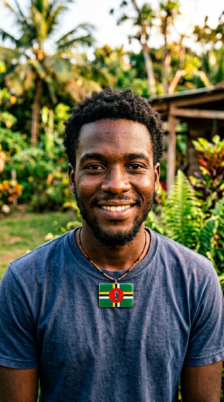 Young man from Dominica
