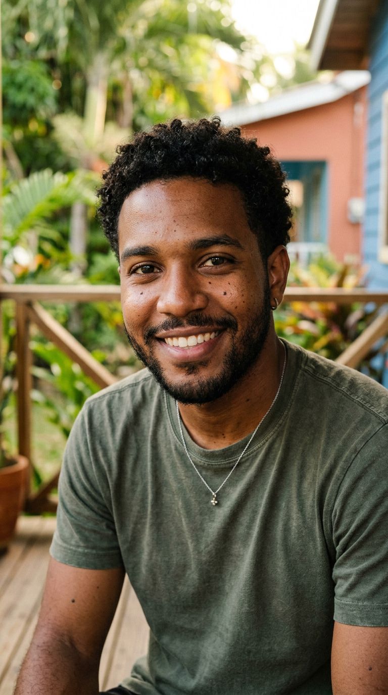 Young man from Dominican Republic