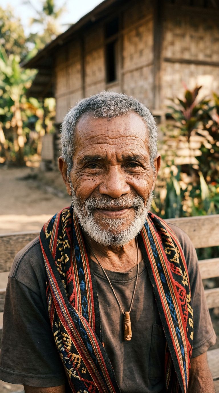 Elderly man from East Timor